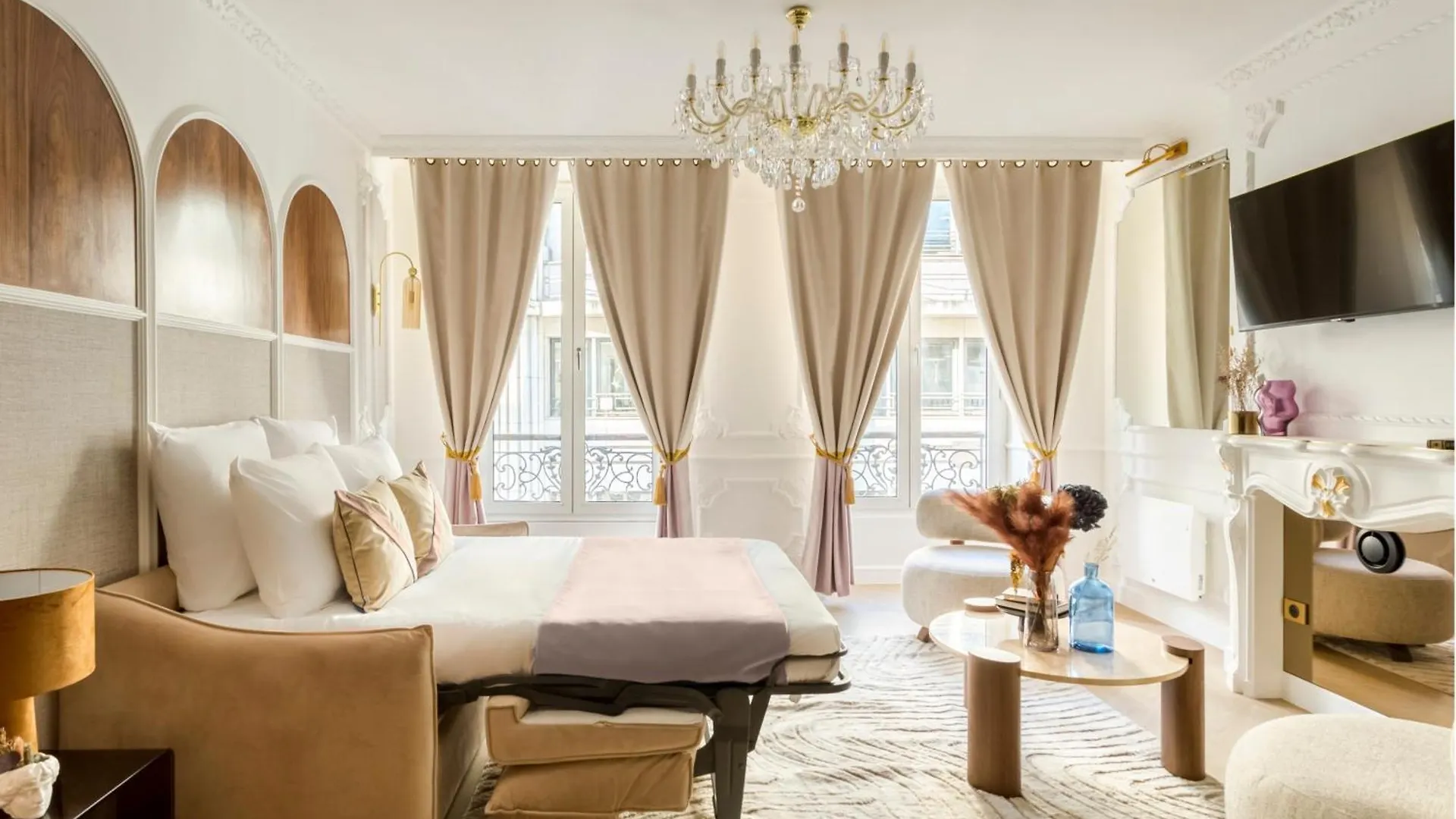 아파트 Merveil - Luxury Suite - Louvre - Michodiere 파리 프랑스